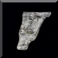 J060. Art glass modern pin. - $26 